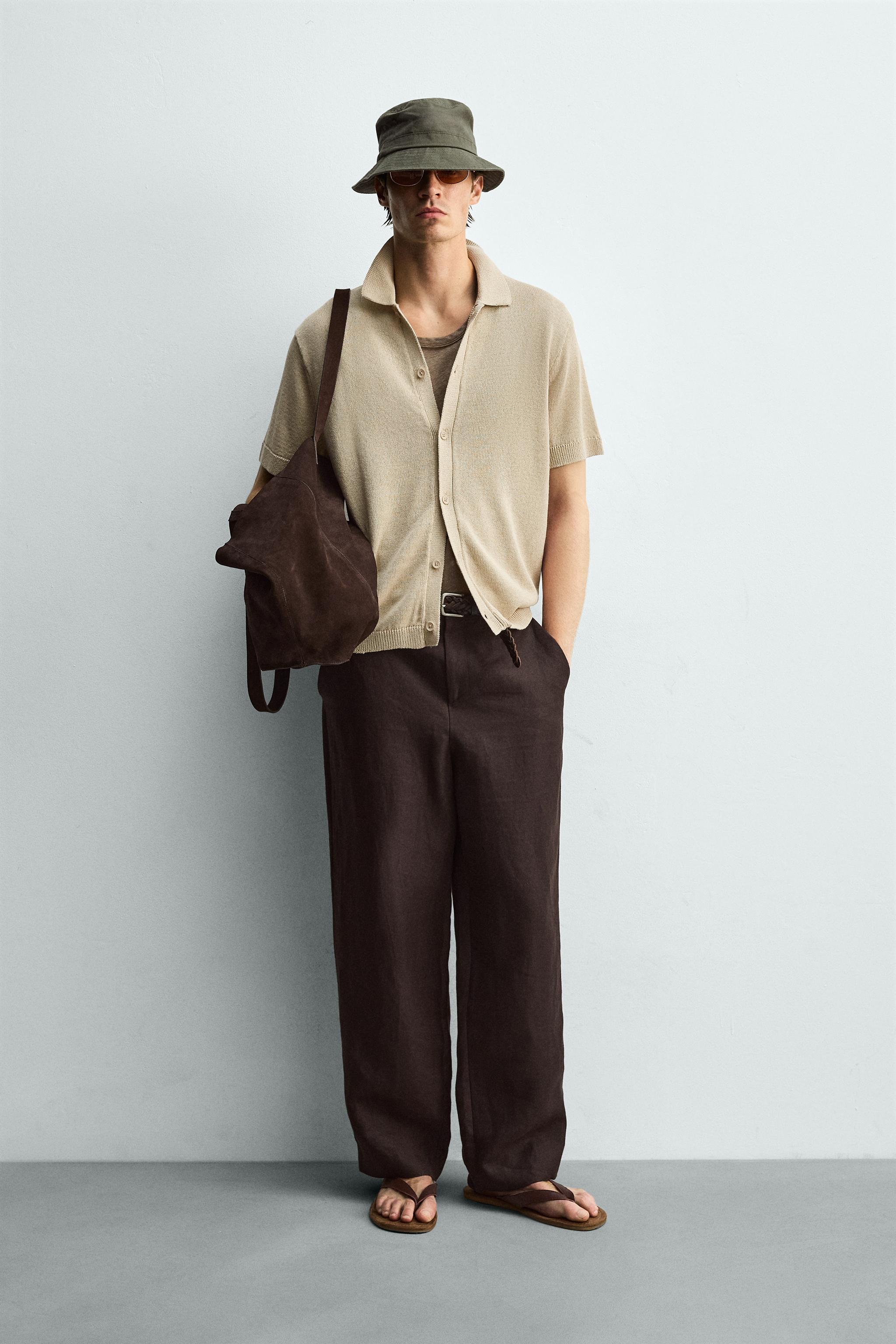 RELAXED FIT KNIT SHIRT